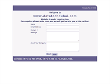 Tablet Screenshot of datatechdubai.com